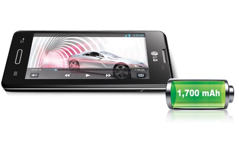 Veliki kapacitet baterije od 1,700mAh